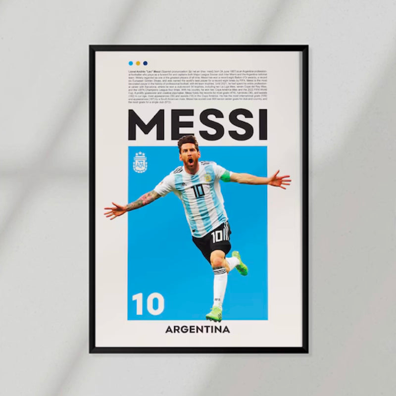 Messi V Poster