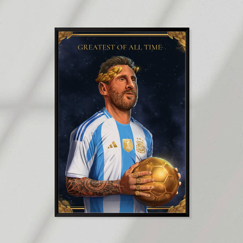 Messi GOD Poster