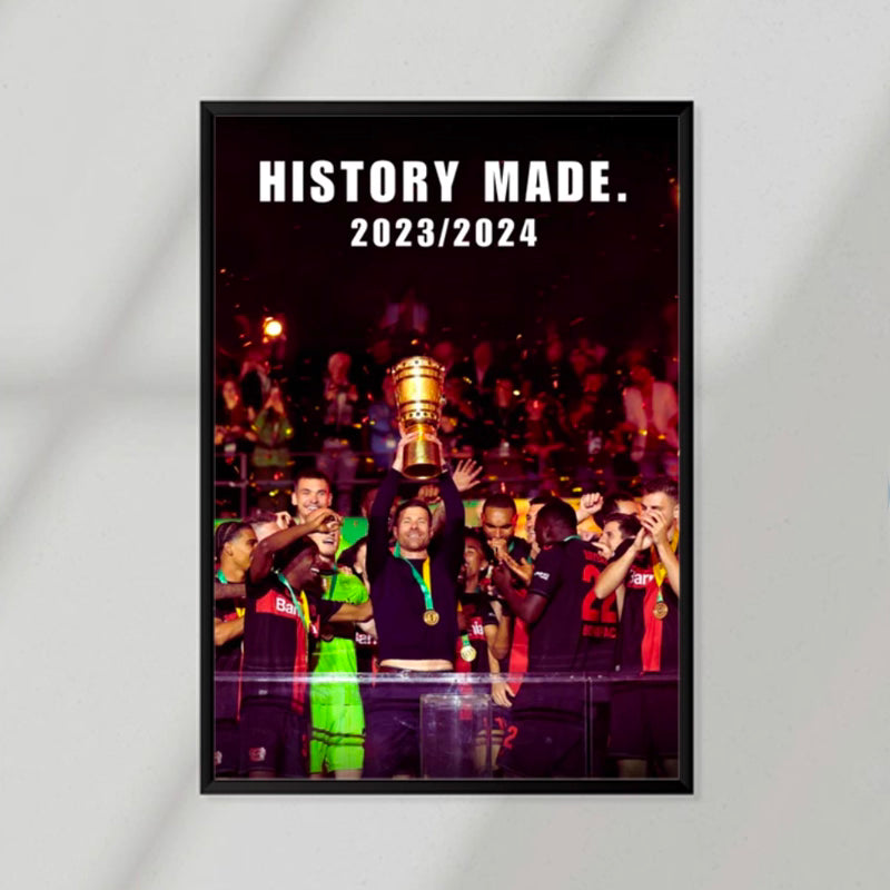 Bayer Leverkusen History Made. Poster