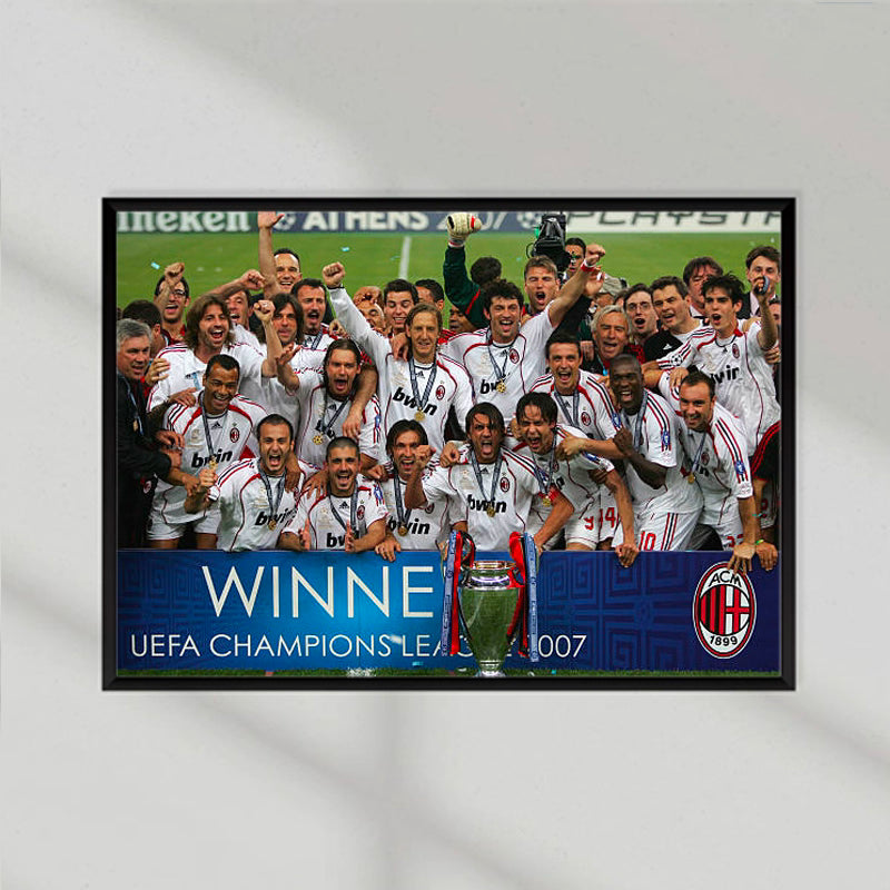 Ac Milan UCL Winners 2007 Poster