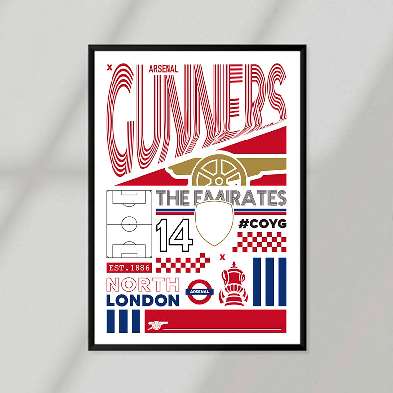 Plakat Arsenal Gunners