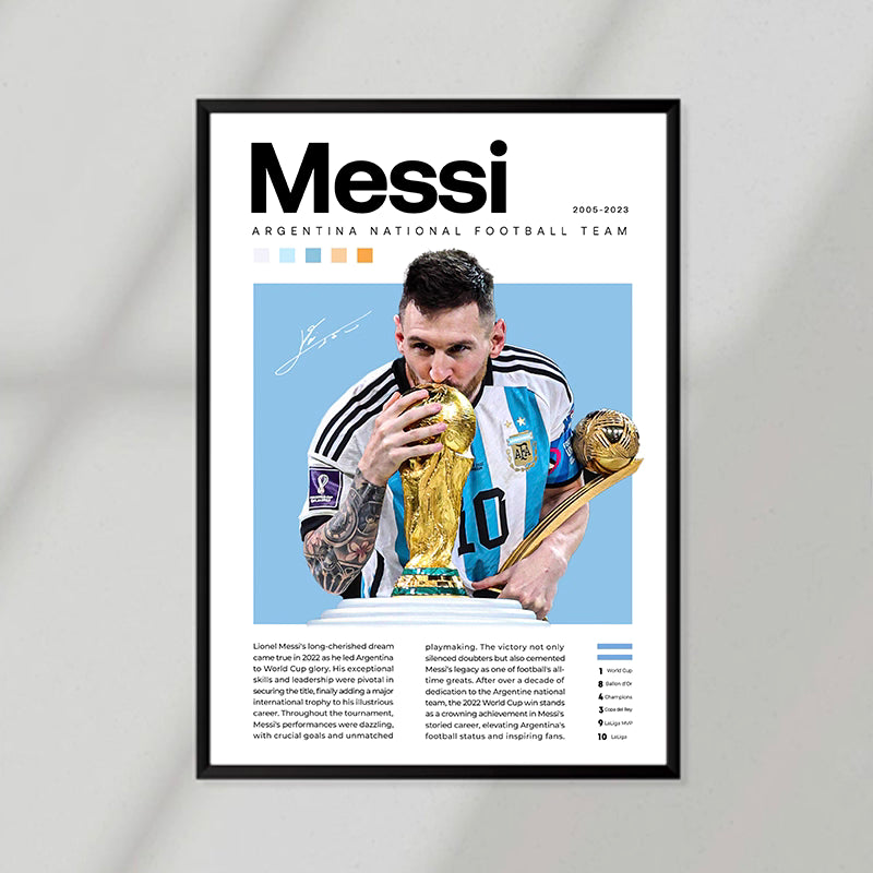 Messi Argentina Poster
