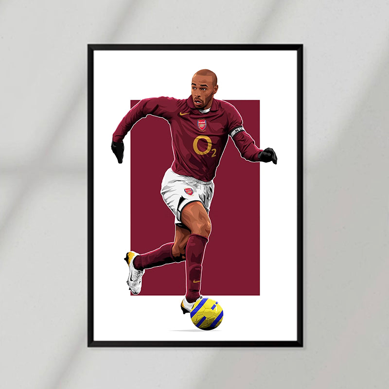 Arsenal Player Henry Poster