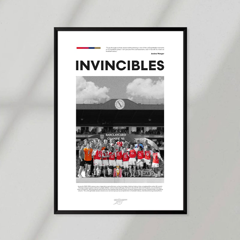 Arsenal Invincibles Poster