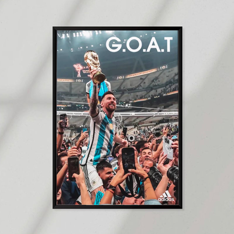 Messi G.O.A.T Poster