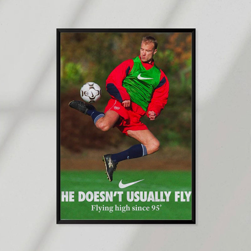 He Doesn't Usually Fly Poster