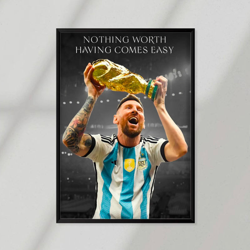 Plakat Messi WC Winner
