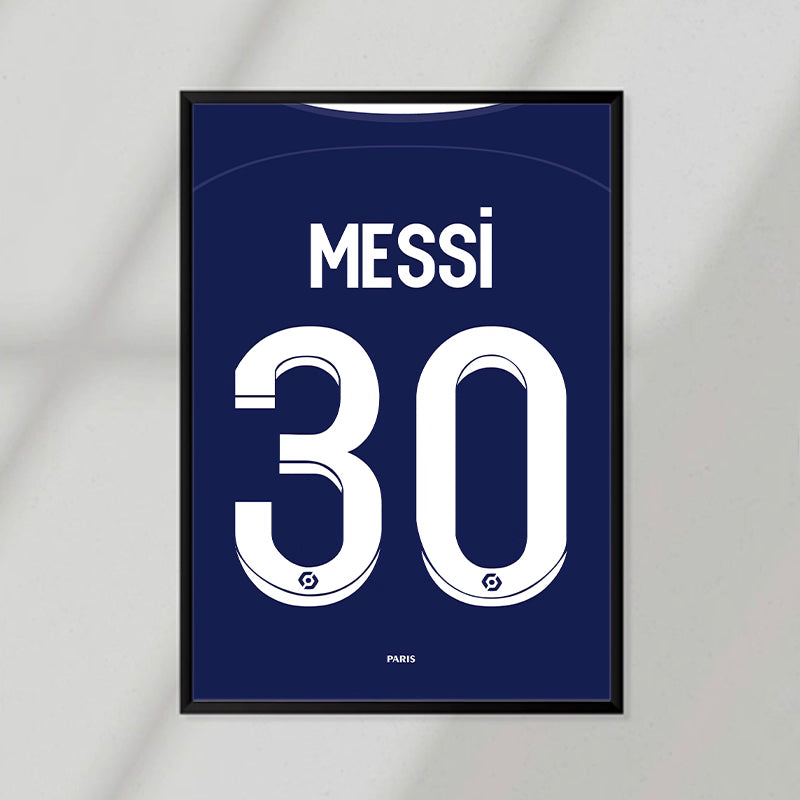 Messi 30 PSG Poster
