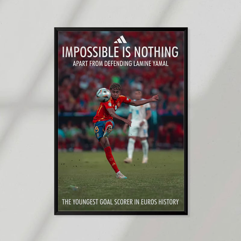 Lamine Yamal Impossible Poster