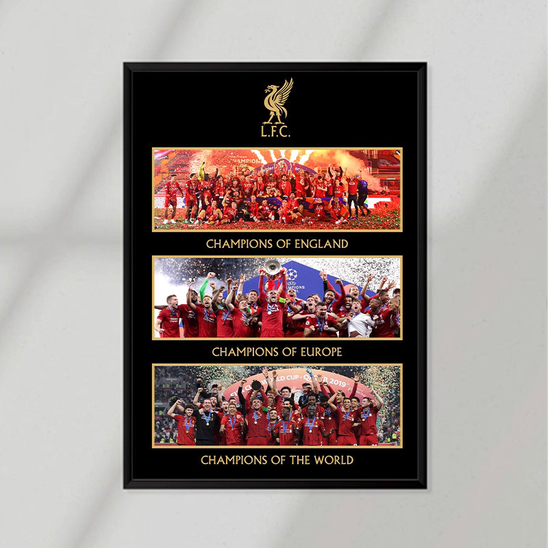 Liverpool Champions Poster