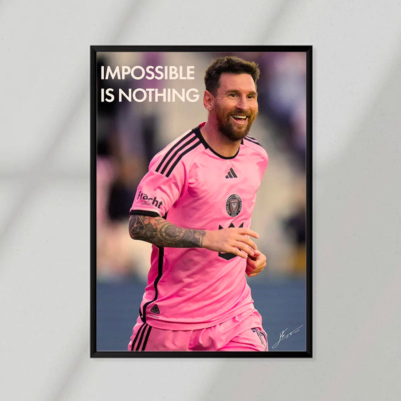 Messi Inter Miami Poster