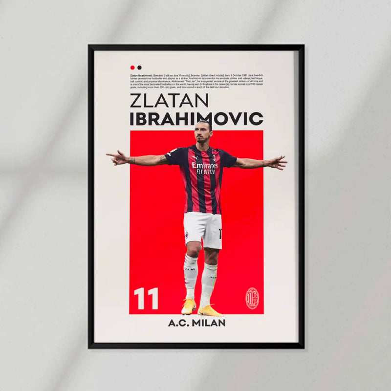 Zlatan Ibrahimovic Poster