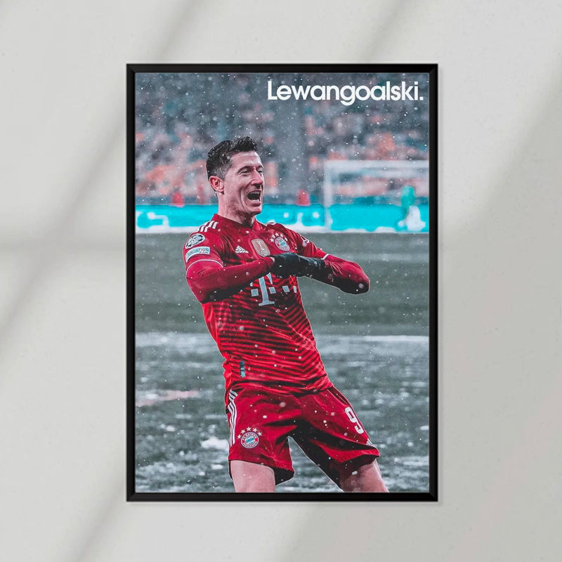 Bayern Munich Lewangoalski Poster