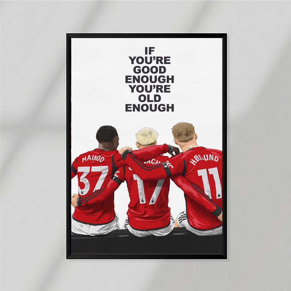 Plakat motywacyjny Manchester United