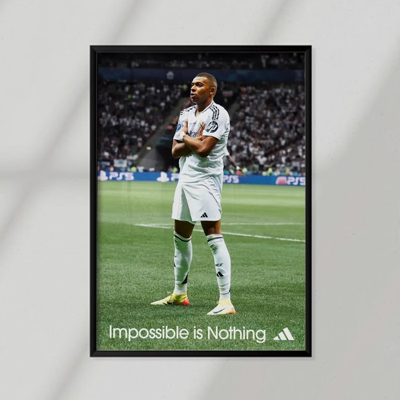 Mbappe Impossible Is Nothing Poster
