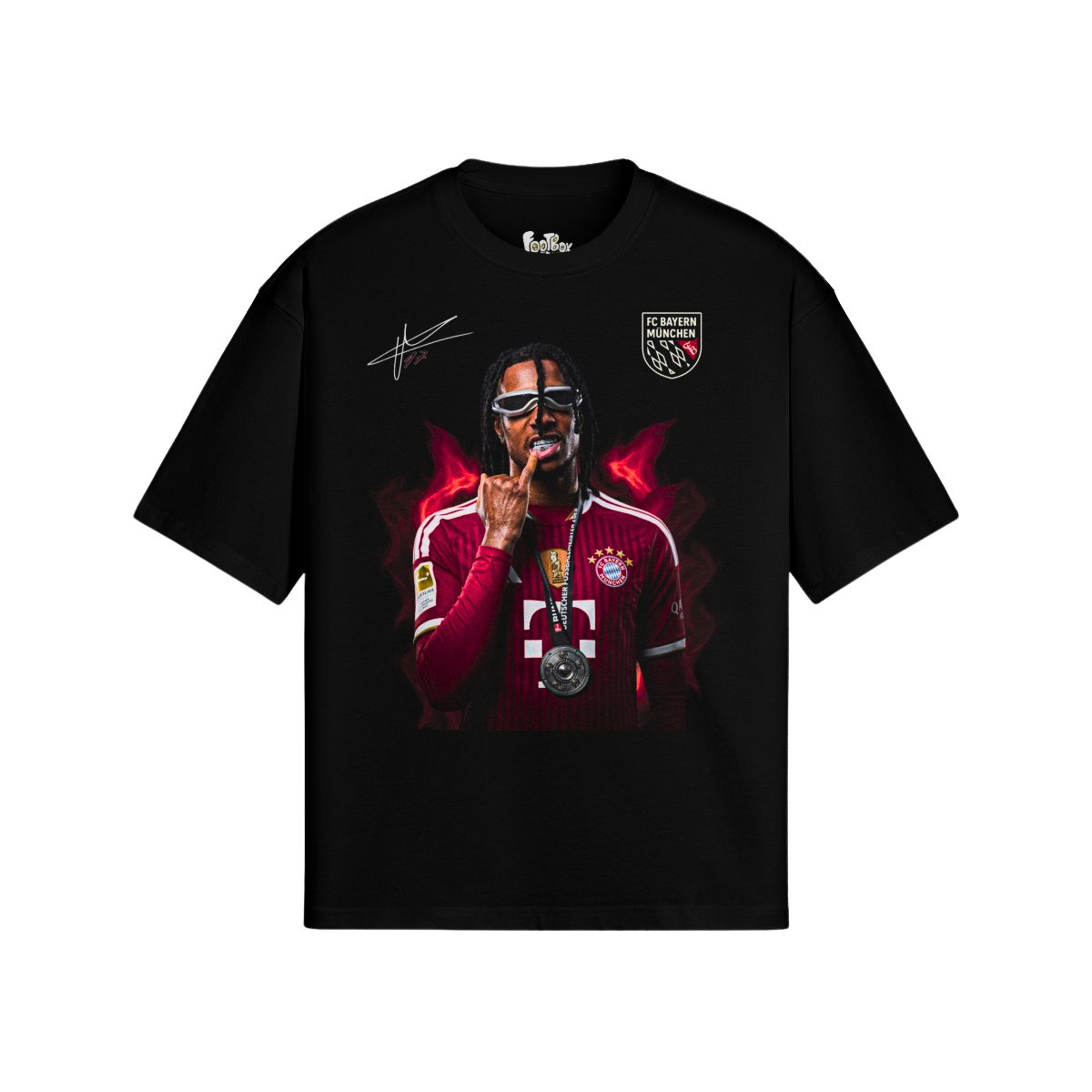 (Front Only) Olise Camooflage Graphic Tee