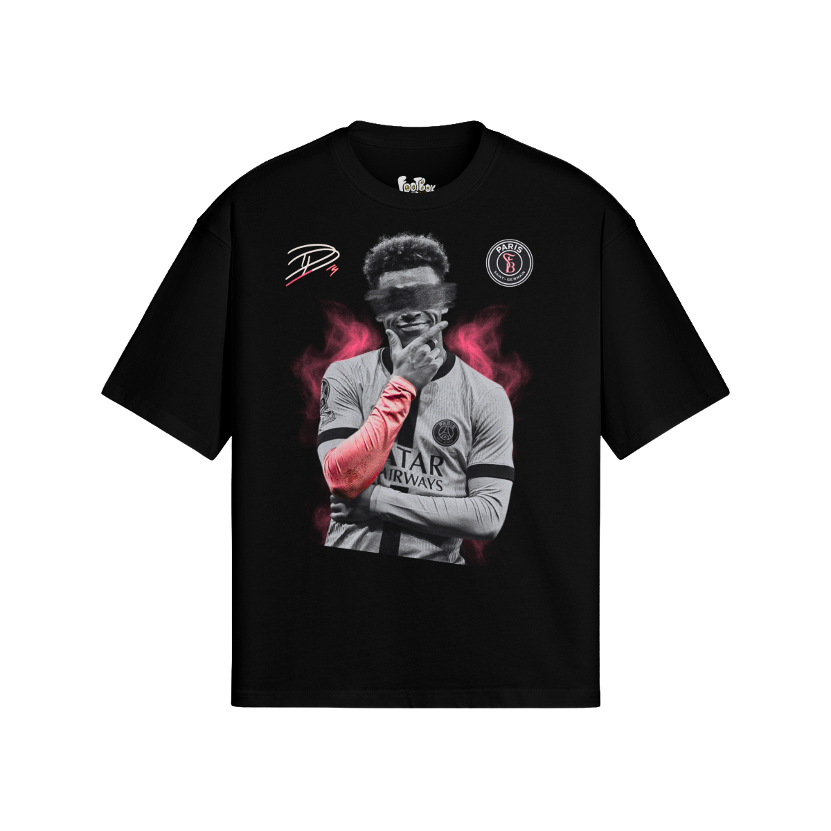 (Front Only) Doue Camooflage Graphic Tee