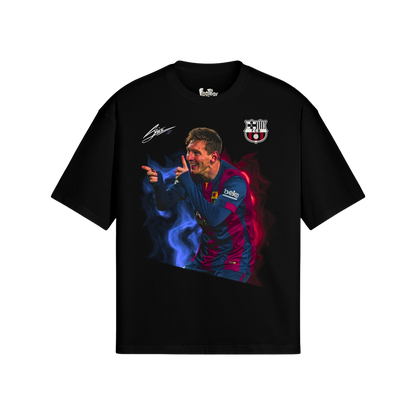 (Front Only) Messi Camooflage Graphic Tee