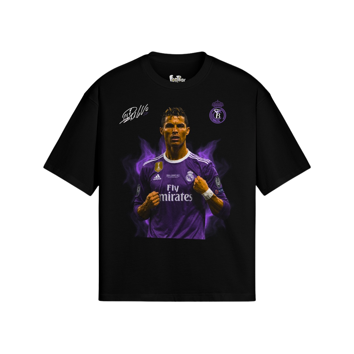 (Front Only) Ronaldo Camooflage Graphic Tee