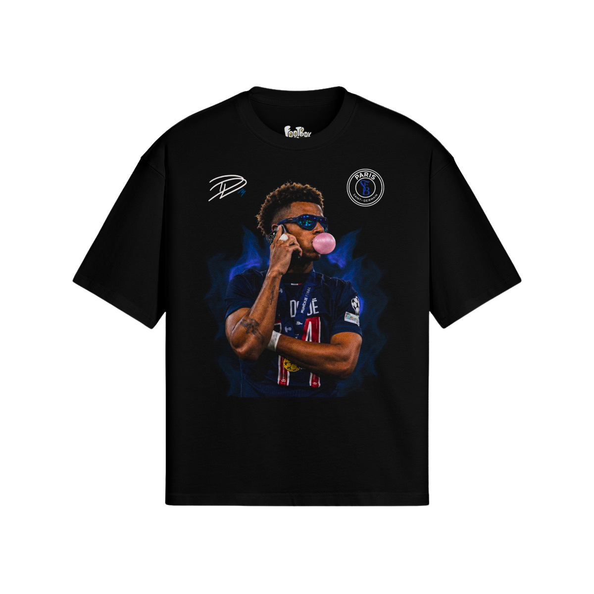(Front Only) Doue Camooflage Graphic Tee