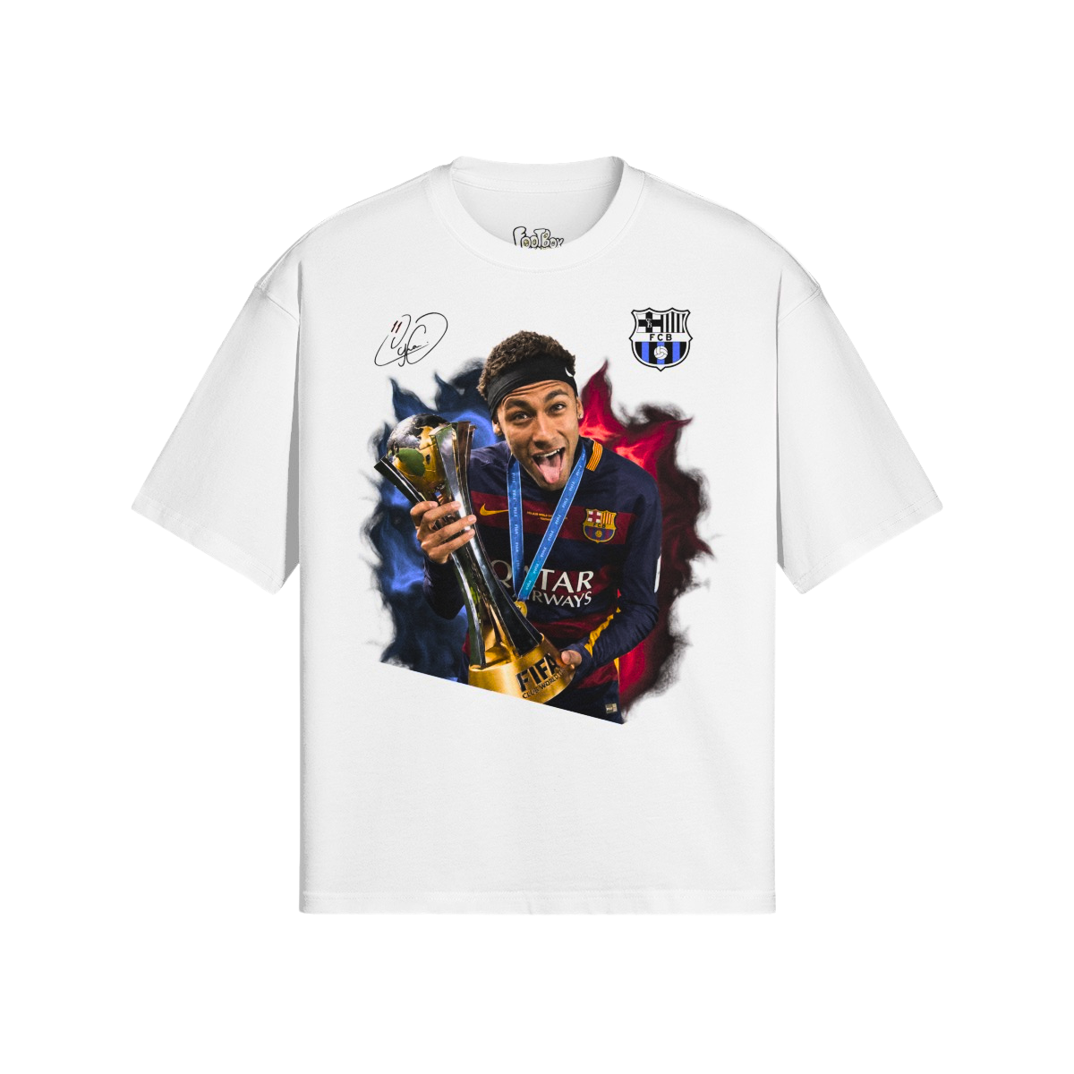 (Front Only) Neymar Camooflage Graphic Tee
