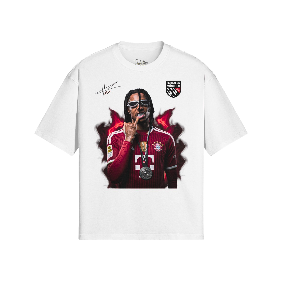 (Front Only) Olise Camooflage Graphic Tee