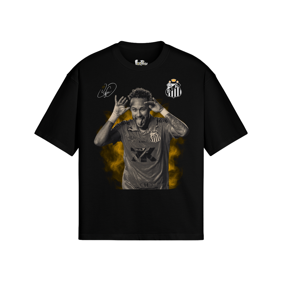 (Front Only) Neymar Jr. Camooflage Graphic Tee