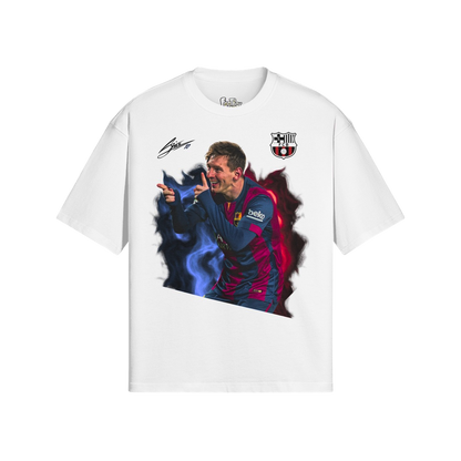 (Front Only) Messi Camooflage Graphic Tee