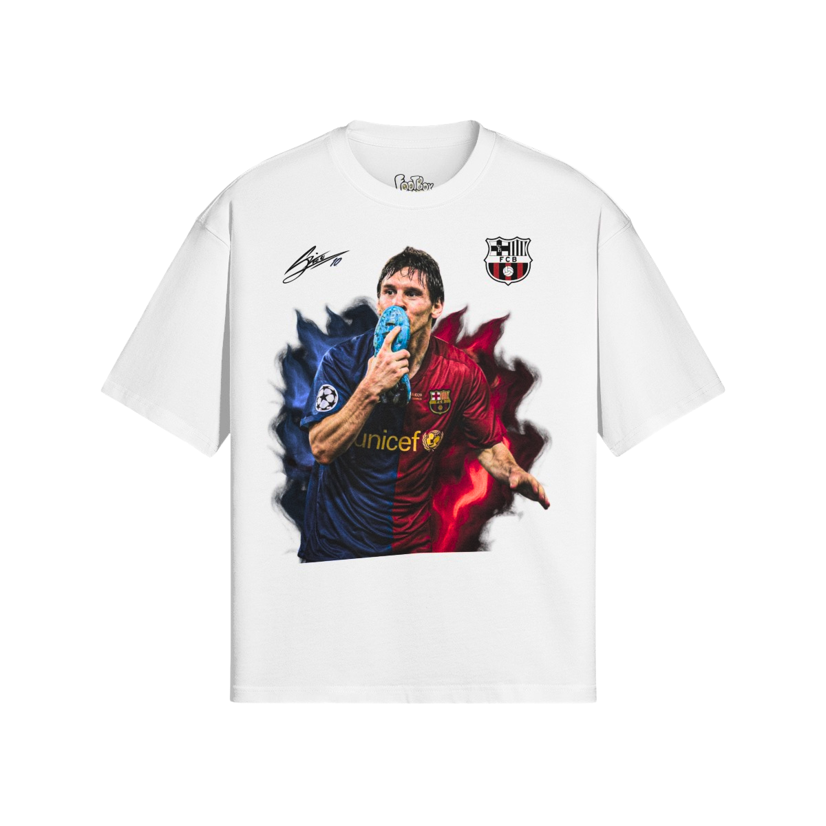 (Front Only) Messi Camooflage Graphic Tee
