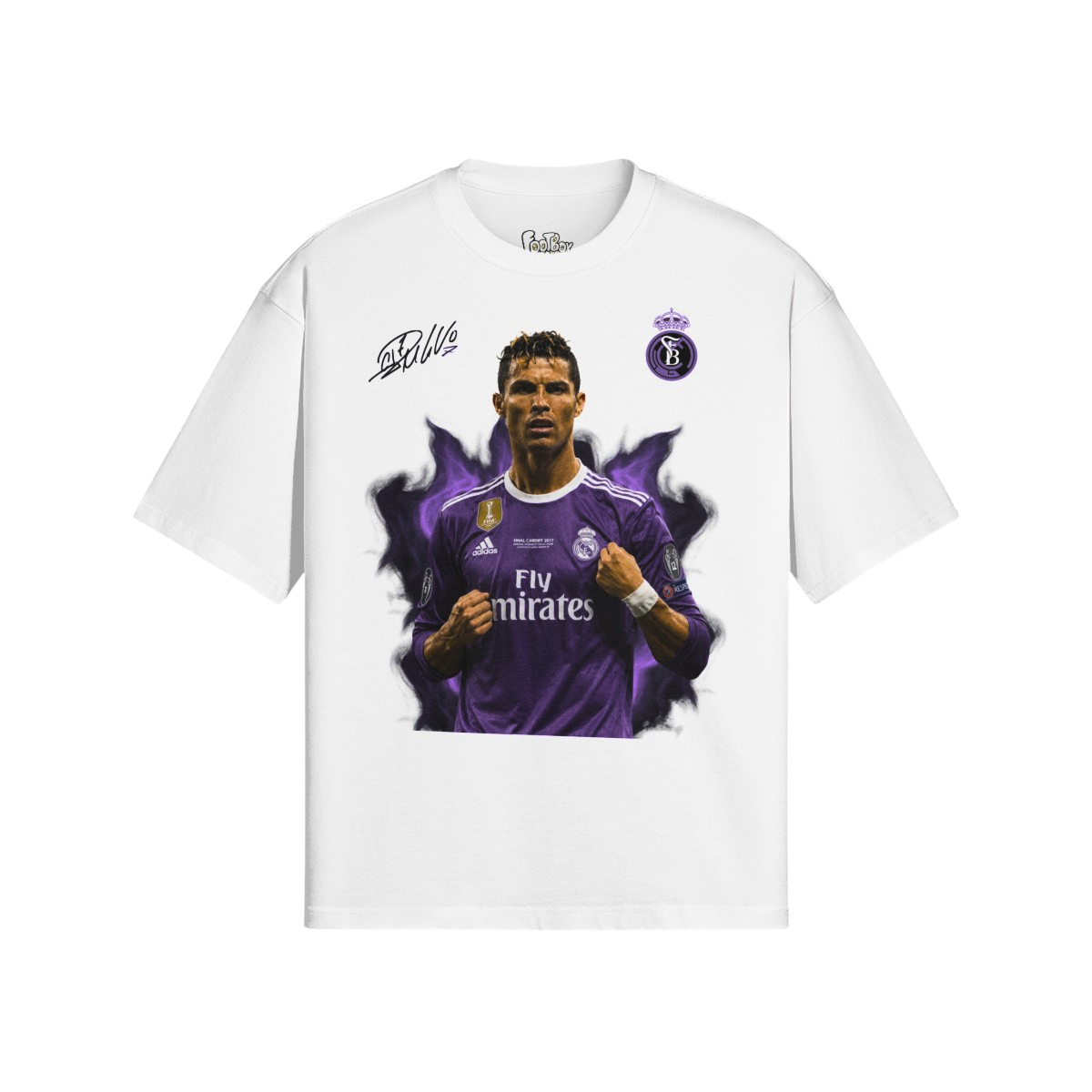 (Front Only) Ronaldo Camooflage Graphic Tee