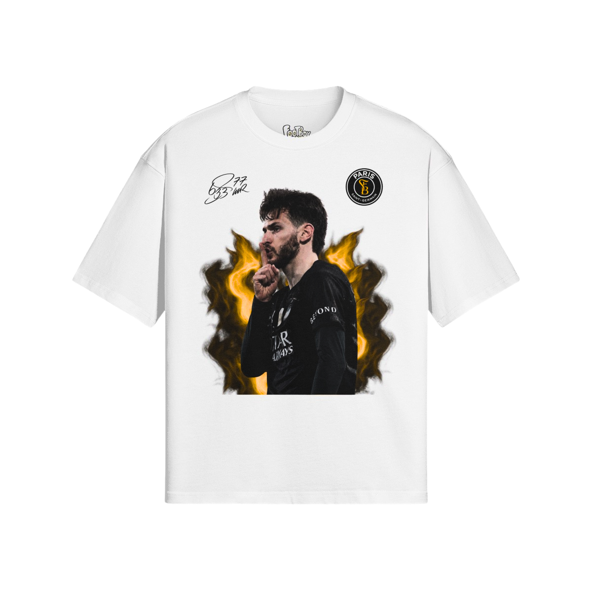 (Front Only) Kvara Camooflage Graphic Tee