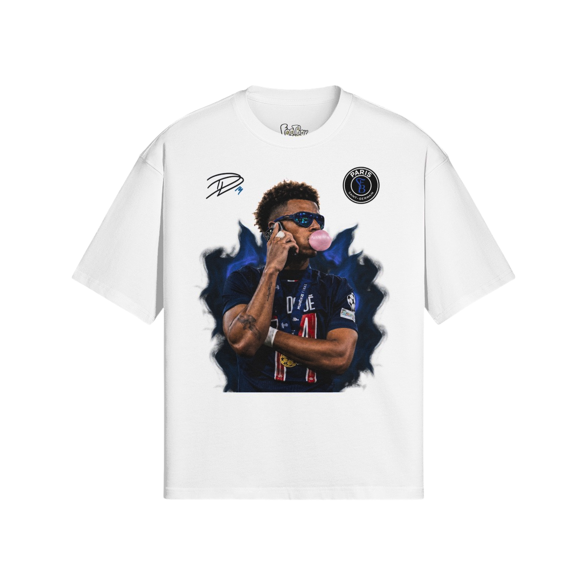 (Front Only) Doue Camooflage Graphic Tee