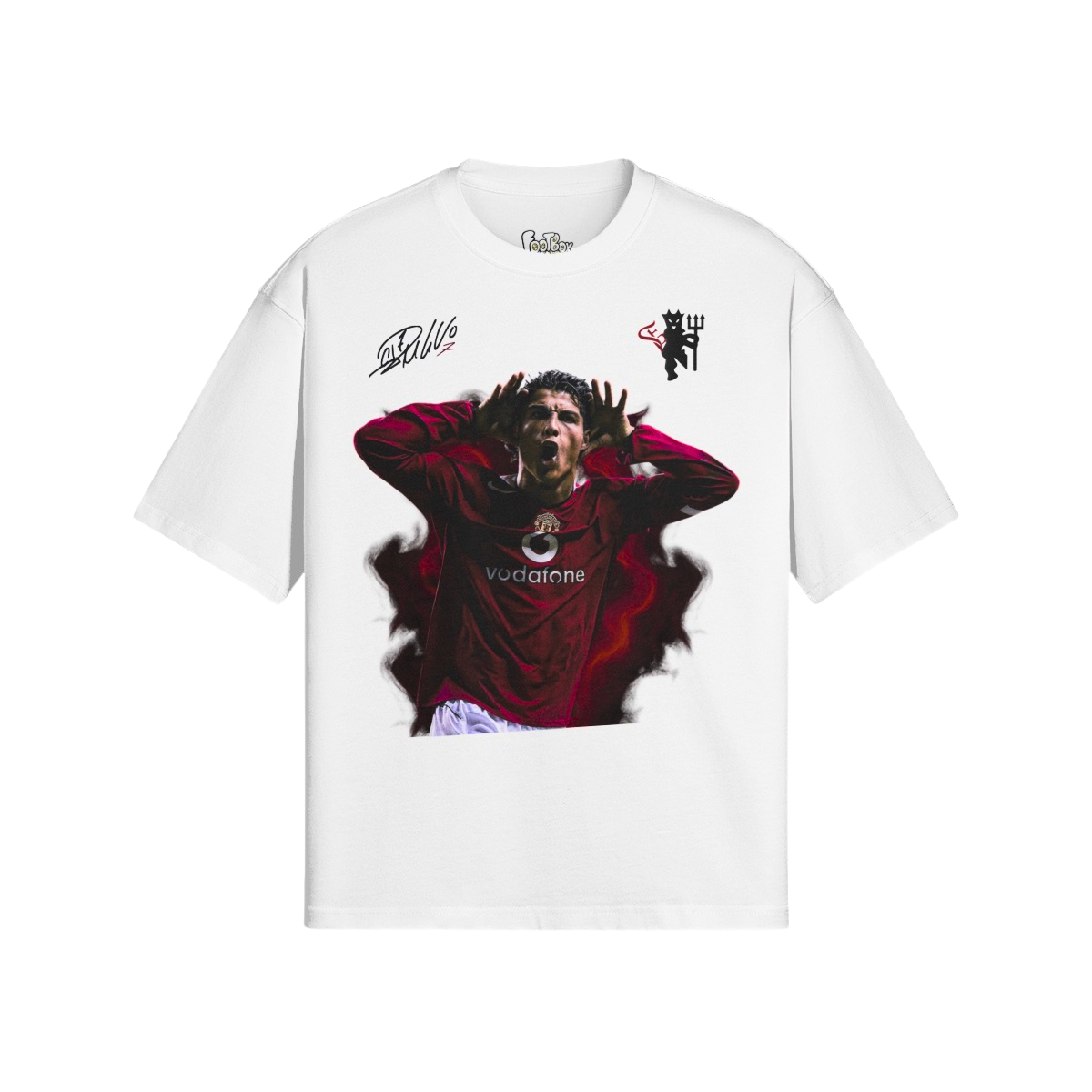 (Front Only) Cristiano Ronaldo Camooflage Graphic Tee