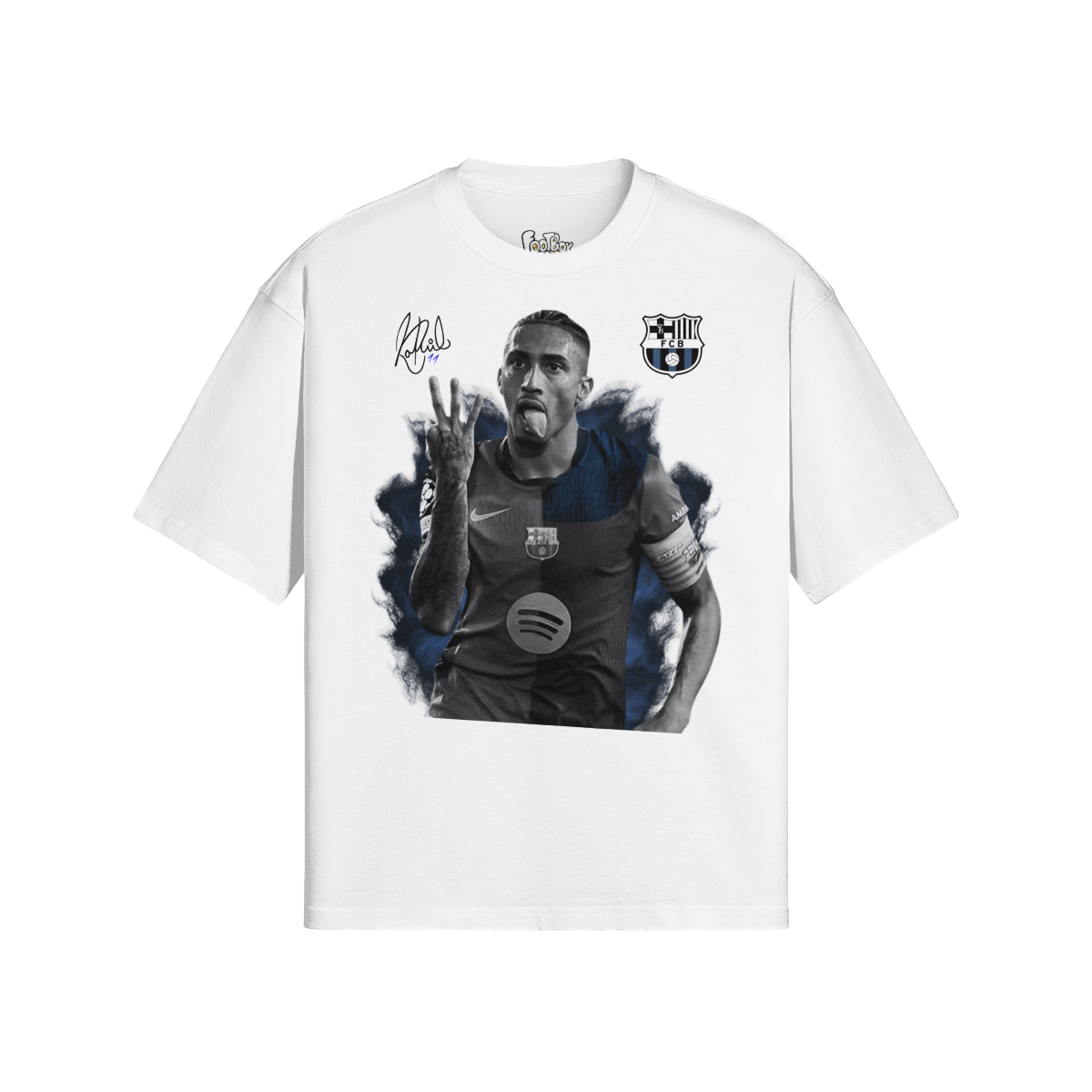 (Front Only) Raphinha Camooflage Graphic Tee