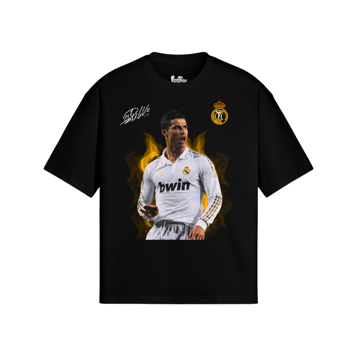(Front Only) Ronaldo Camooflage Graphic Tee