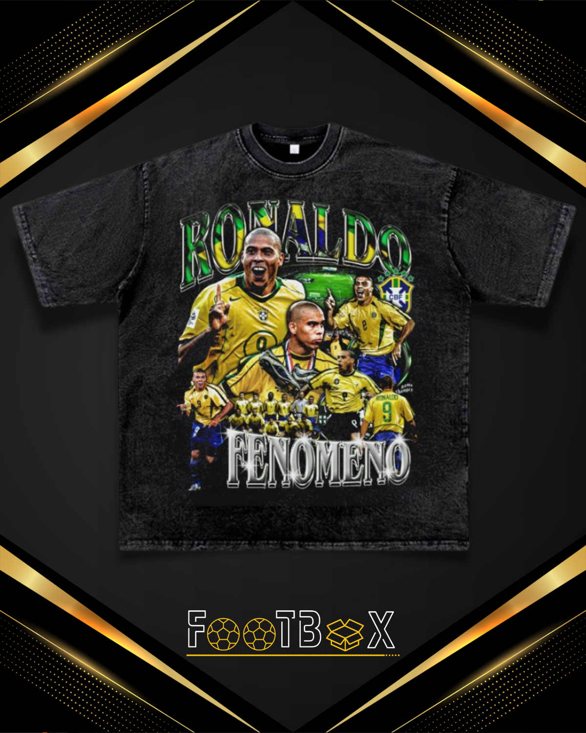 [PREORDER] RONALDO FENOMENO WASHED GRAPHIC TEE