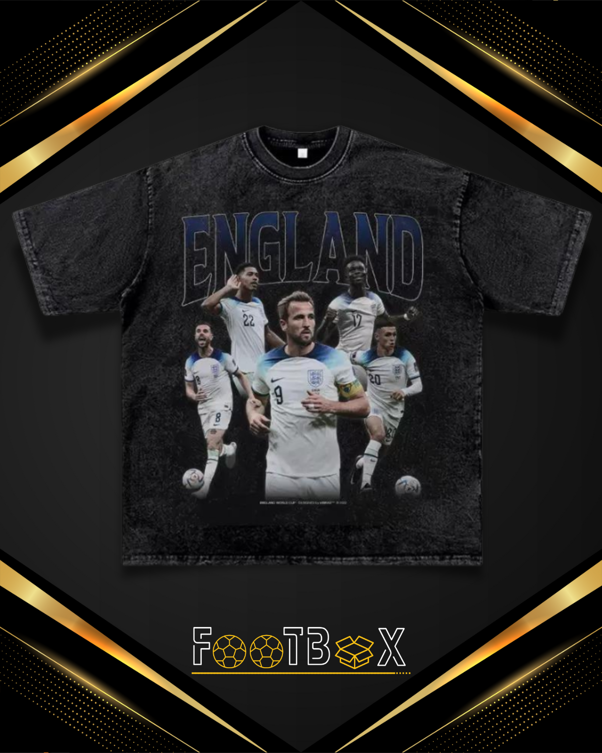 [PREORDER] ENGLAND WASHED GRAPHIC TEE