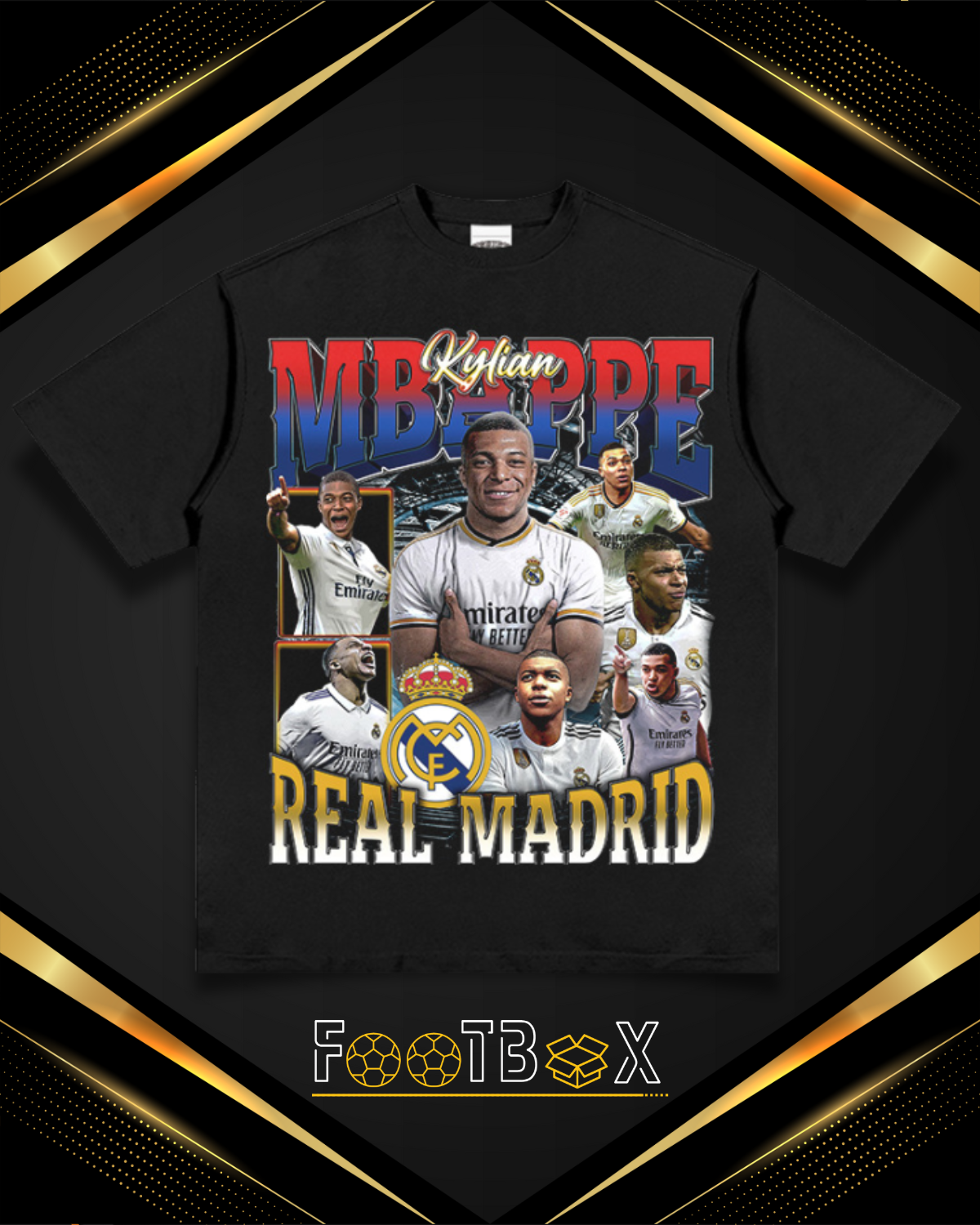 [PREORDER] MBAPPE REAL MADRID GRAPHIC TEE