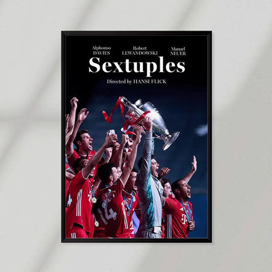 Bayern Sextuples Poster
