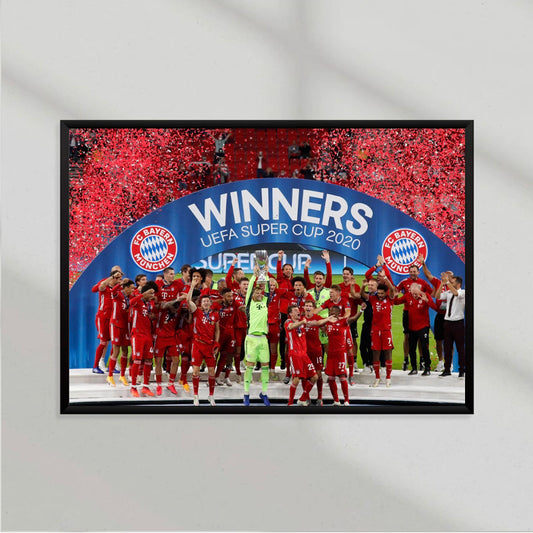 Bayern UCL Winners Poster
