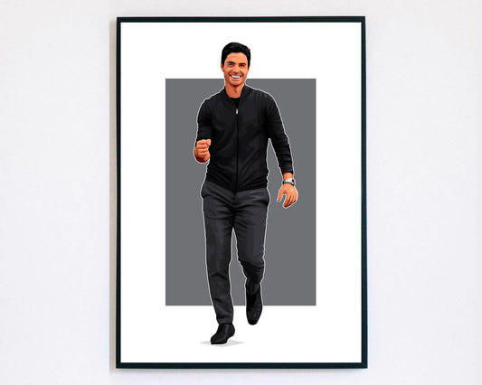 Arsenal Coach Arteta Poster
