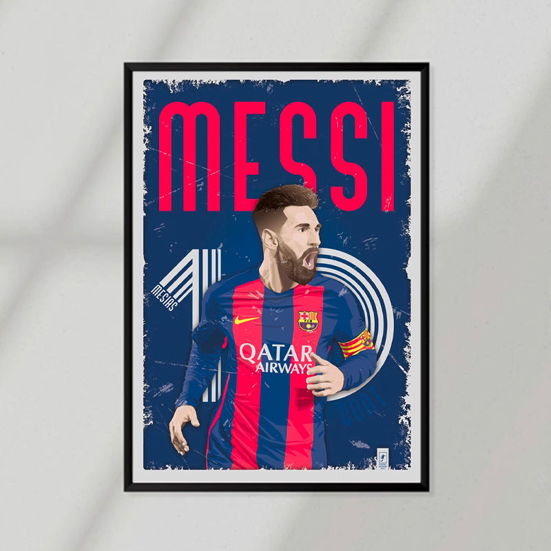 Messi FCB Poster