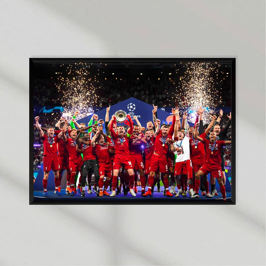 Liverpool UCL Winners Poster