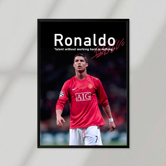 Ronaldo Mativation Poster