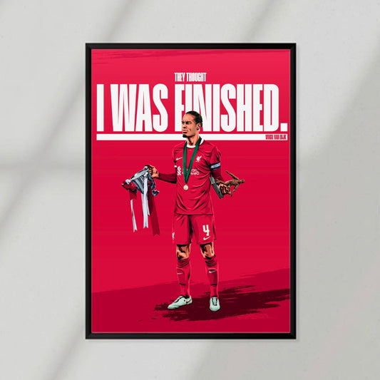 Virgil Van Dijk Poster