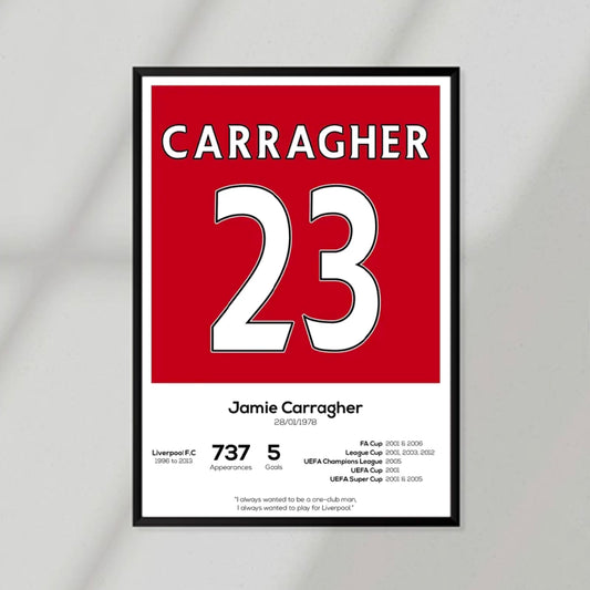 Carragher 23 Poster