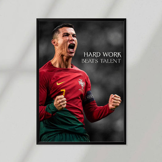 Hard Work Beats Talent Poster