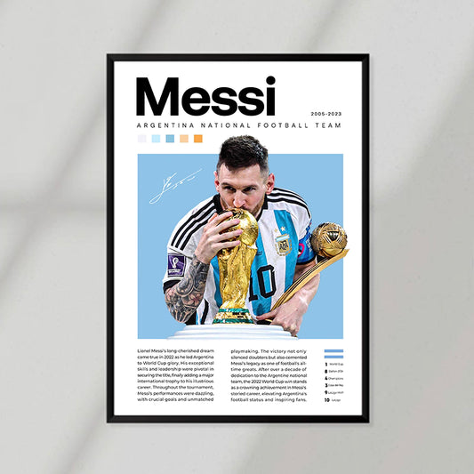 Messi Argentina Poster
