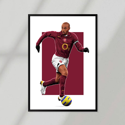 Arsenal Player Henry Poster