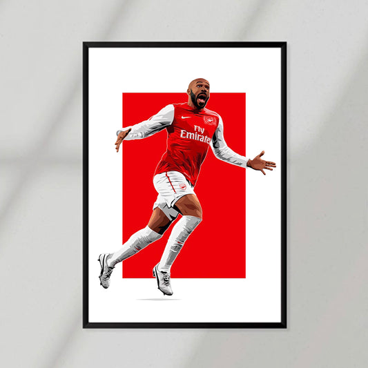 Arsenal Player Henry II Poster